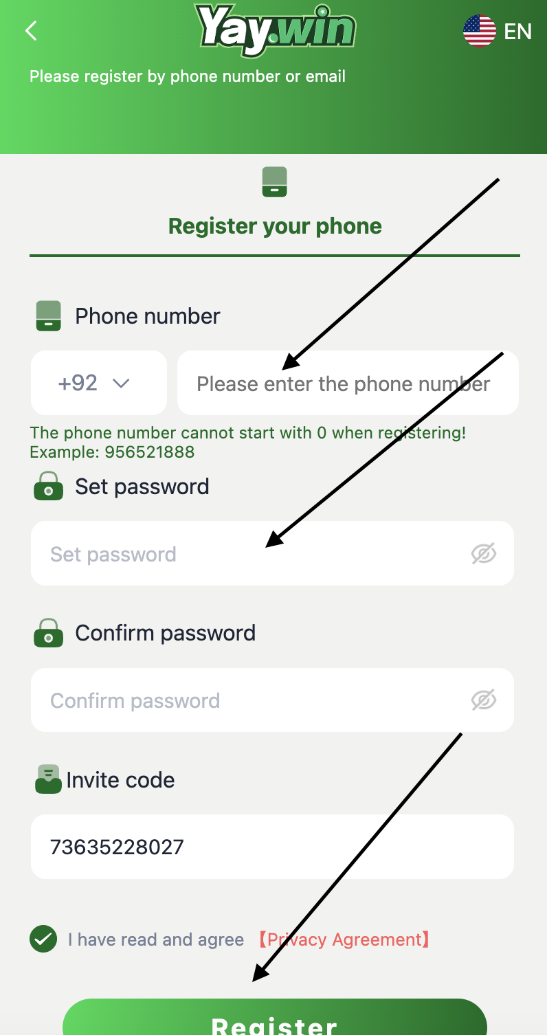 yaywin register guide